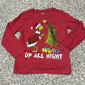 Grinch Old Navy soft long sleeve Christmas Holiday shirt 4T